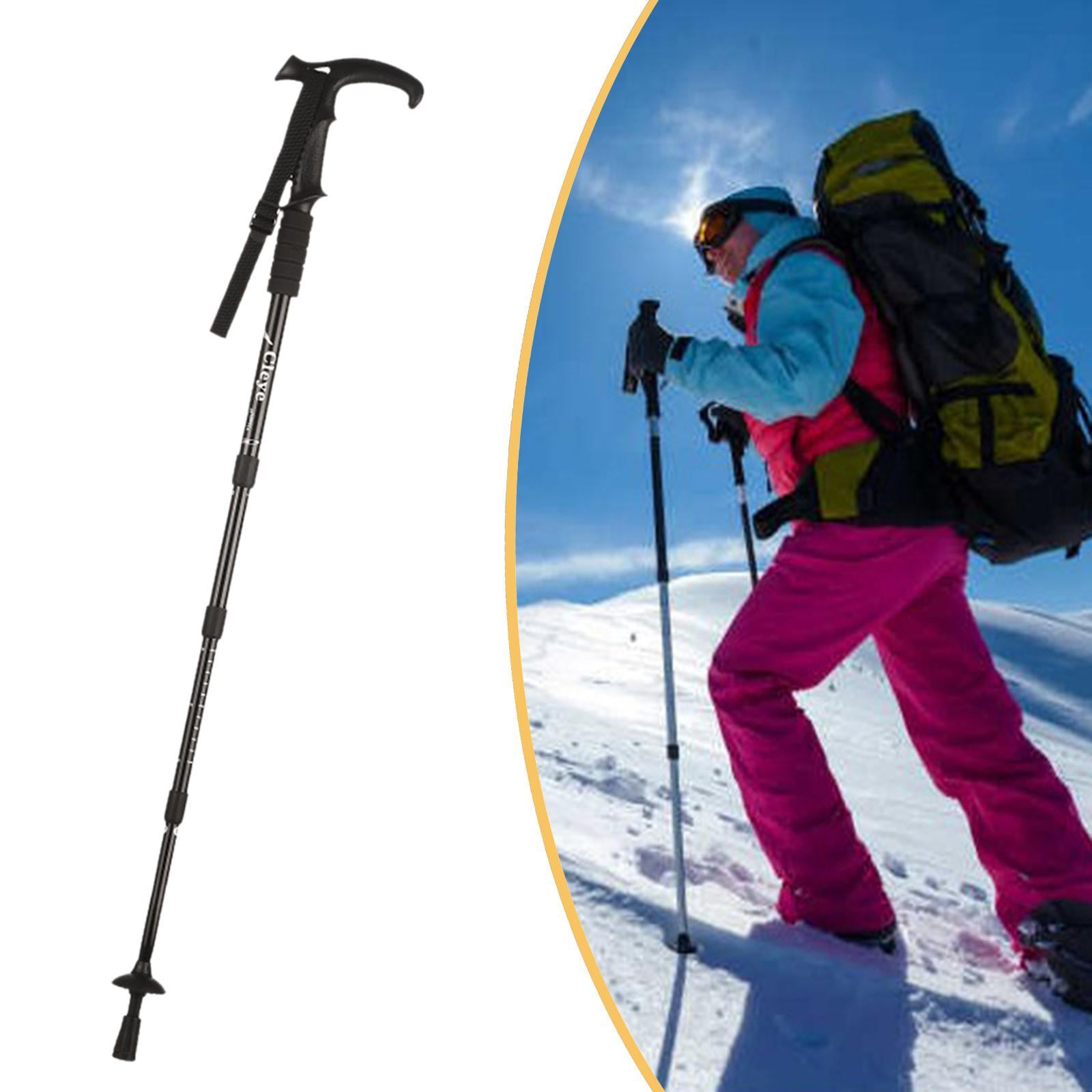 koolsoo Hiking Poles Crutch Anti Sweat Grips Strong Support,Accessories,Walking Cane for black
