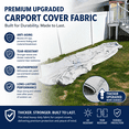 thumbnail image 5 of Ikuby All Weather Proof Carport, Car Shelter, Car Canopy, Car Garage, Car shed, Car House, Car Park, Foldable, Retractable, Lockable, Durable Shelter, 5 of 9