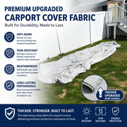 Ikuby All Weather Proof Carport, Car Shelter, Car Canopy, Car Garage, Car shed, Car House, Car Park, Foldable, Retractable, Lockable, Durable Shelter