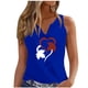 thumbnail image 1 of Camiseta de Moda Casual sin Mangas con Cuello en V para el Hogar Y el Uso Diario, 1 of 4