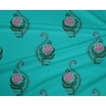 thumbnail image 4 of oneOone Polyester Lycra Fabric Leaves & Floral Block Print Sewing Fabric BTY 56 Inch Wide, 4 of 4