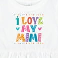 thumbnail image 4 of Inktastic I Love My Mimi for Babies Girls Baby Dress, 4 of 5