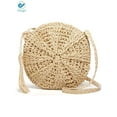 thumbnail image 4 of Deago Women's Straw Crossbody Bags Weave Rattan Summer Beach Shoulder Bag Purse Handbags with Tassel, 4 of 10