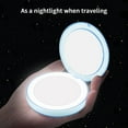 thumbnail image 5 of NEWDERMO LED Compact Mirror with Lights for Makeup(Flower), 5 of 7