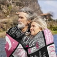 thumbnail image 2 of LHSHID 75th Birthday Gifts for Women Blanket 75th Birthday Decorations for Women Best Gifts for 75 Year Old Woman Happy 75th Birthday Ideas for Mom Grandparents Throw Blanket 50"x60", 2 of 7