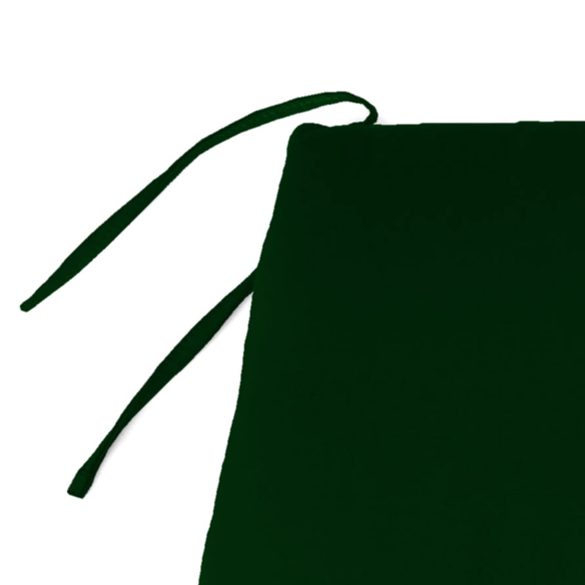 Jordan Manufacturing 54" x 18.5" Forest Green Solid Rectangular Outdoor Settee Swing Bench Cushion with Ties