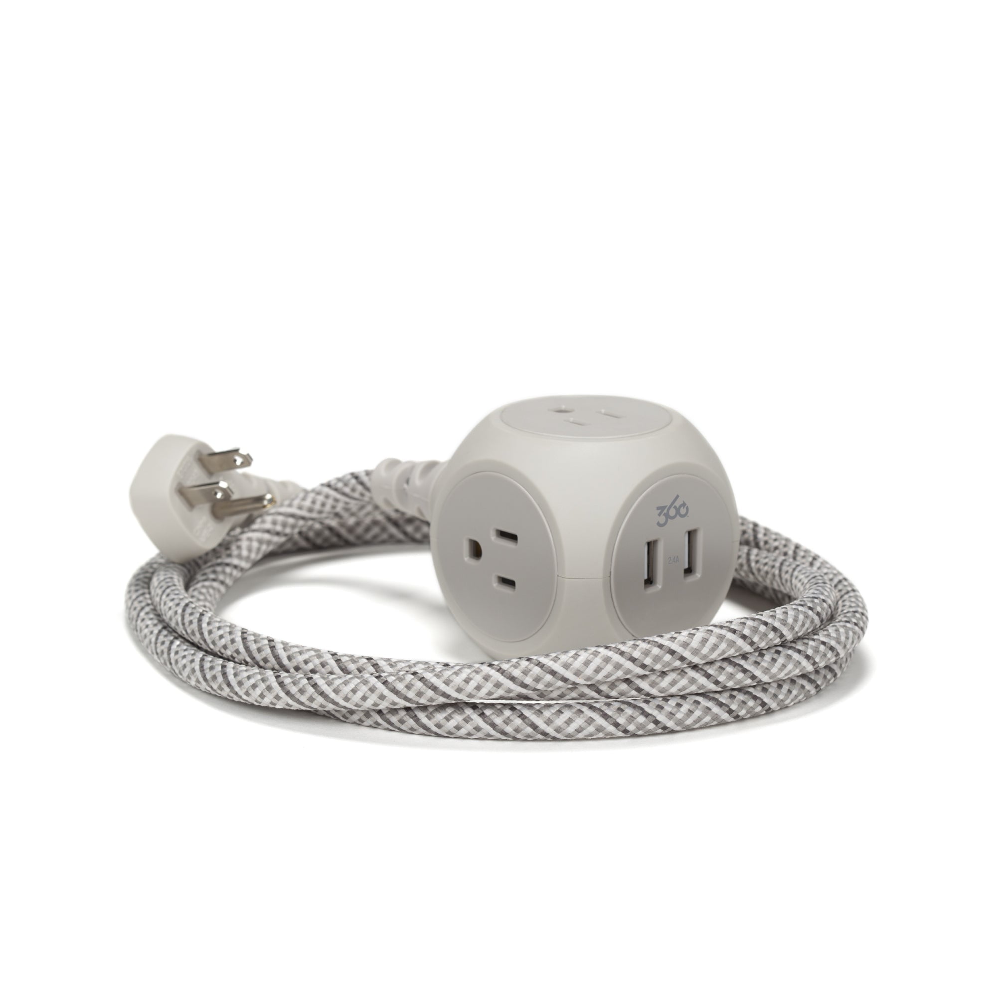 6' Habitat - 3 outlet + 2 USB | 2.4A
