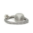 thumbnail image 3 of 360 Electrical 6ft 3-Outlet Habitat Premium Extension Cord w/2 USB, French Gray, 3 of 33