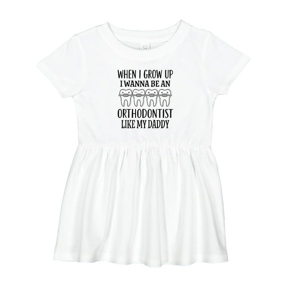 Inktastic Future Orthodontist Baby Girls Baby Dress