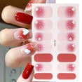 thumbnail image 4 of Stickers de gel para uñas FDSQHSA, corazones de San Valentín, 4 hojas, 4 of 7