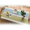 thumbnail image 2 of Tassel Cotton Linen Fabric Dust Proof Tablecloth Table Cover Tabletop Decoration(Green 55*55in), 2 of 12