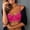 Hot Pink, variant on Pumping Bra Large Bust Strappy Push Up Bra for Lift and Support Black 75AB