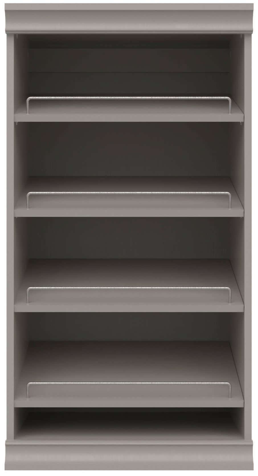 closetmaid 10 pair stackable shoe rack on Closetmaid 21 38 W Modular Storage Stackable Shoe Shelf Unit Walmart Com Walmart Com