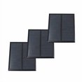 thumbnail image 2 of Treedix 3pcs 5V 200mA Polysilicon Solar Panel Glue Solar Cell Battery Charger DIY Solar Product Mini Small Solar Panel Module Kit Polycrystalline Silicon Encapsulated in Waterproof Resin (200mA), 2 of 4