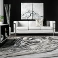 thumbnail image 5 of nuLOOM Drea Marble Abstract Area Rug, 4' 3" x 6' 3", Drea Grey, 5 of 6