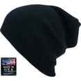 thumbnail image 2 of Plain Skully High Quality Made in USA Winter Beanie Hat, 2 of 5