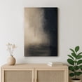 thumbnail image 3 of Canvas Print Gray Black Abstract Wall Art Modern Neutral Decorative for Living Room Bedroom - 12"x18", 3 of 8