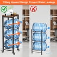 thumbnail image 4 of Soporte para botellas de agua Dataroad Selead de 3 niveles con ruedas, 4 of 6