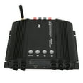 thumbnail image 3 of Amplificador de potencia del receptor, amplificador Bluetooth Amplificador de cine en casa HiFi de 4 canales Amplificador Bluetooth de alta fidelidad elaborado con cuidado, 3 of 8