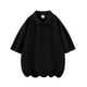 thumbnail image 1 of pstuiky Camisas de vestir de manga corta para hombre, Camiseta de manga corta con solapa de color liso para hombre ropa de hombre m, 1 of 3