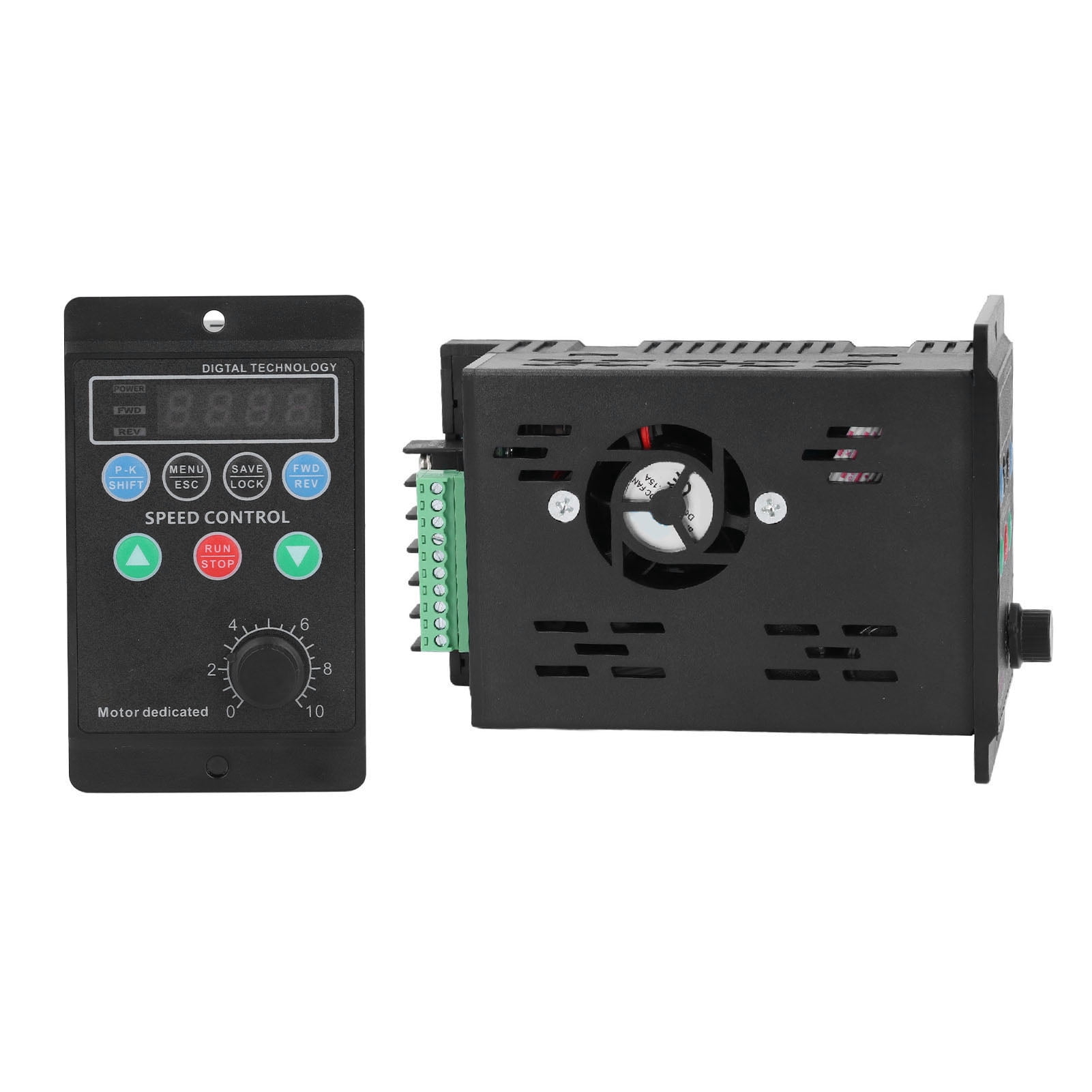 Jeffergarden Variateur de fréquence 1PH 176-264V Entrée 3PH 0-220V Sortie VFD 750W pour motopompe