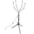 thumbnail image 1 of Tubo de luz para cultivo de plantas, barra de 4 lámparas, espectro completo, iluminación roja y azul, trípode ajustable para plantas suculentas, temporizador de encendido/apagado, 40W, 1 of 5