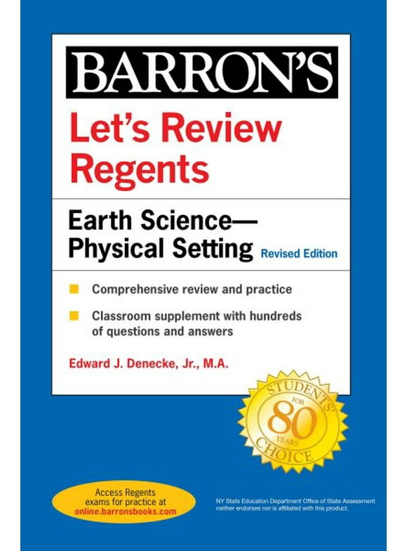 Barron's Regents NY: Let's Review Regents: Earth Science--Physical Setting Revised Edition (Paperback)