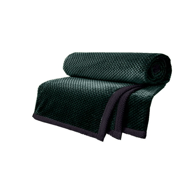 Meitianfacai Cool Bed Blankets Soft Lightweight Plush Fuzzy Cozy Luxury Blanket Microfiber Nap Blankets(Army Green)