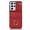Red, variant on Wallet Case Compatible with Samsung Galaxy S22 Ultra,Case with Card Holder,with a strap,RFID Blocking Leather Cover 360°Rotation Ring Kickstand Protective Bumper Designed for Galaxy S22 Ultra,Black
