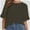 Army green, variant on Women's Oversized T Shirts Short Sleeve Crewneck Summer Tops Casual Loose Basic Tee Shirts Trendy Clothes