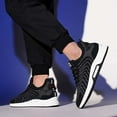 thumbnail image 5 of Men's Elevator Sneakers 2.36 Inch Invisible Height Increasing Lace up Fashion Sneakers, 5 of 13