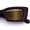 Burgundy Frame - Gold Mirror Lens, variant on Chunky Cat Eye Retro Narrow Rectangle Mod Gothic Sunglasses / Brown - Green