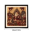 thumbnail image 2 of IPEWLEX Christmas Theme Full Round Drill Diamond Art Kit for Wall Decor & Holiday Gift, Vintage Holiday Patterns with Layered Visual Effect, Easy for Beginners, Includes Tools & Extra Beads, 2 of 7