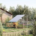 thumbnail image 2 of PawHut Galvanized Large Chicken Coop Cage Walk-in Enclosure 9.8'x13.1'x6.6', 2 of 10