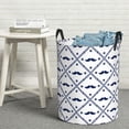 thumbnail image 5 of Picia Hipster Mustache Large Laundry Basket, Waterproof, Freestanding Laundry Hamper, Collapsible Tall Clothes Hamper with Extended Handles-Small, 5 of 8