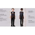 thumbnail image 2 of Boys Suit 2 Piece Linen Suit Slim Fit Suit Tuxedo Wedding Summer Beach Blazer Pants Suit Set, 2 of 4