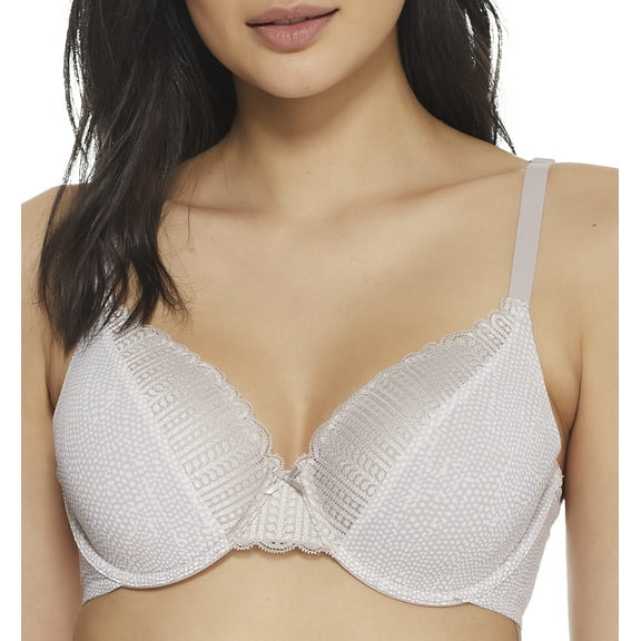 Women's Maidenform 09404 Comfort Devotion Embellished Extra Coverage Bra (Moving Texture Gloss 36D)