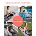 thumbnail image 7 of Marble Black Yoga Towel for Hot Yoga Non Slip, Ink Painting Modern Art Abstract Yoga Mat Towel Absorbent Yoga Sweat Towels Microfiber Hot Yoga Blanket for Bikram Pilates 26"x74", 7 of 7