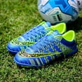 thumbnail image 3 of Botas de fútbol para césped artificial unisex | Botas de fútbol sala de entrenamiento profesional para exteriores e interiores, para niños y niñas, para terreno firme, 3 of 5