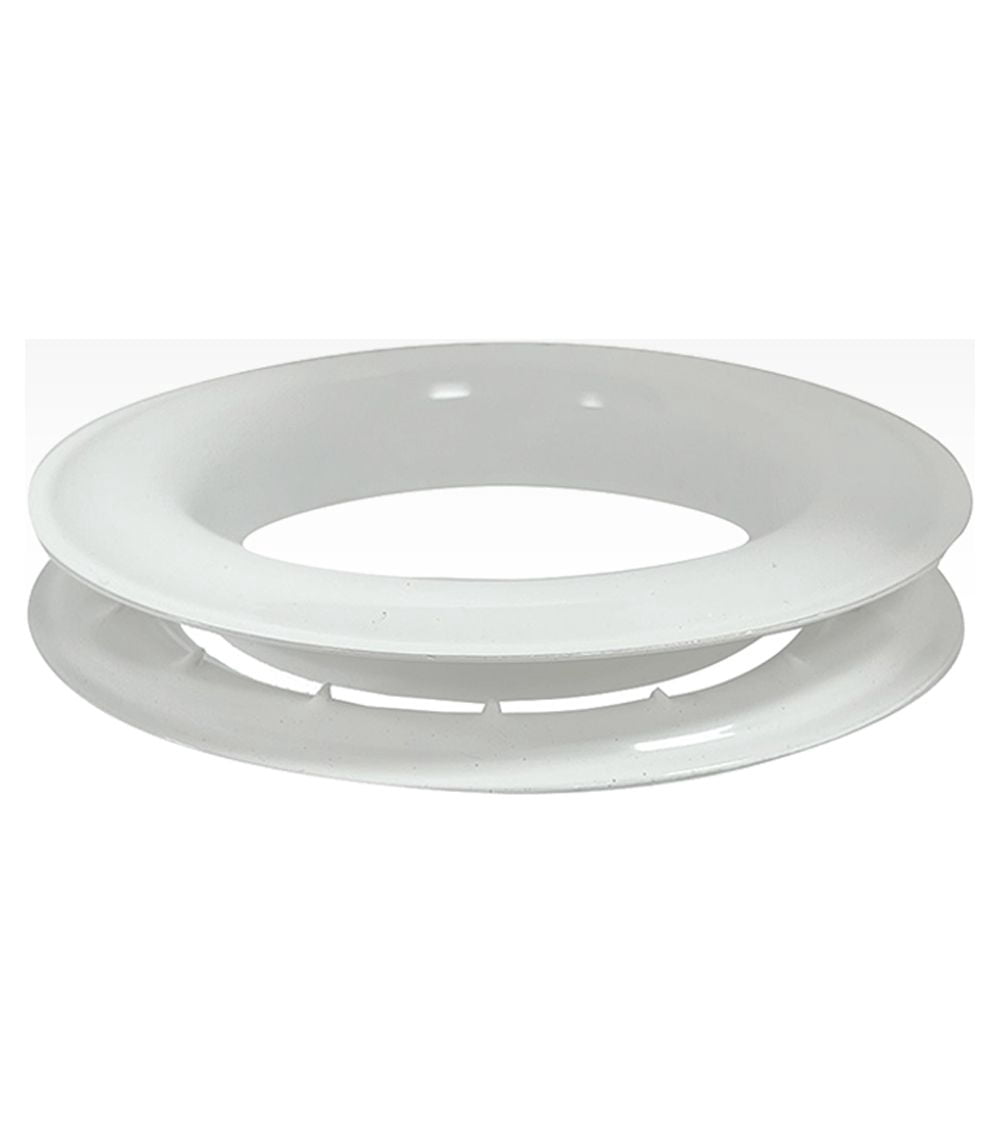 MICRON Round #12 Brass Curtain Grommets and Plain Washers White Painted Finish