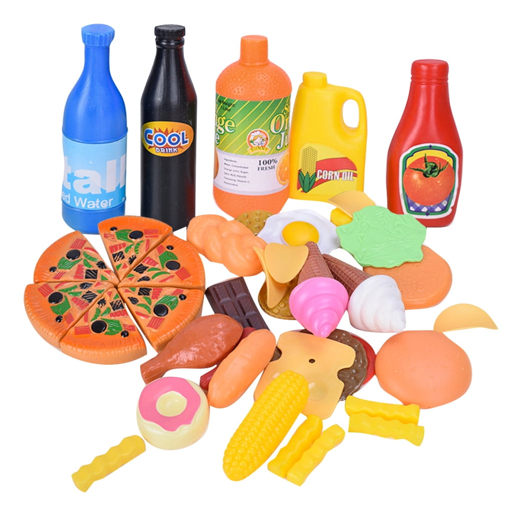 Miarhb toys pop its set Kids Pretend Role Play Kitchen Fruit Vegetable Food  Educational Toy Set Gift