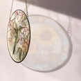 thumbnail image 4 of Petal Dance Hummingbird Stained Glass Sun Catcher, Wall Hanging Colored Decor Room Indoor Window Decor, Halloween, Christmas Hanging Ornament Mother Day, Stained Glass Ornament, 4 of 6