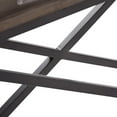 thumbnail image 4 of Simpli Home Damien SOLID AGED ELM WOOD and Metal 50 inch Wide Modern Industrial Console Table in Distressed Natural Elm, 4 of 7