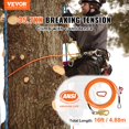 thumbnail image 3 of STAWAY 16ft Steel Core Flipline - 12.7mm Arborist Safety Rope with Triple Lock Carabiner & Tool Lanyard for Fall Protection - Climb with Confidence, 3 of 9