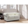 thumbnail image 4 of AVIGNON Classic Genuine Leather Chesterfield Loveseat, 4 of 7