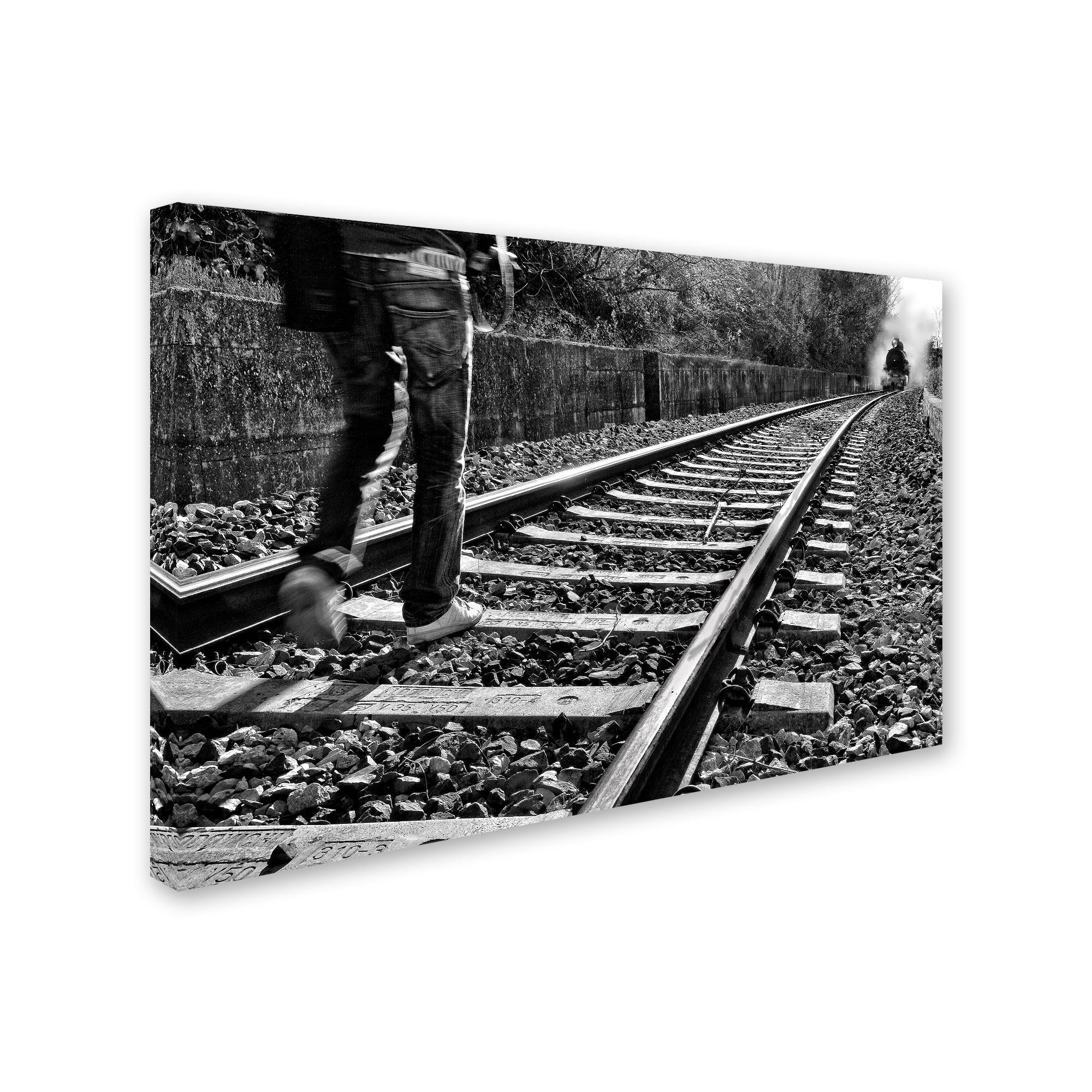 Trademark Fine Art 'Life Is Short' Canvas Art by Andrea Auf Dem