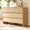 Natural (7 Drawers), variant on VanAcc 6 Drawer Dresser for Bedroom, 49" Long Modern Chest of Storage Drawers with Anti-Tip Kit, Wood Cabinet Organizer, Easy Assembly, Black