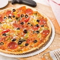 thumbnail image 3 of Met Lux 12 Inch Pizza Screen, 1 Heavy-Duty Mesh Screen - Reinforced Rim, Evenley Bake Pizzas, Flatbreads, or Pastries, Aluminum Screen Pizza Pan, For Homes or Restaurants, Durable -, 3 of 4