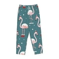 thumbnail image 4 of Goofa Flamingo Printed Soft Pajama Pants for Women, Wide Leg Comfy Casual Lounge Yoga Pants-Medium, 4 of 9