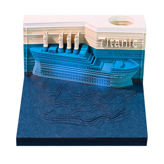 Nota Bricolaje Tallada en Papel Jakehoe2358 (Titanic)
